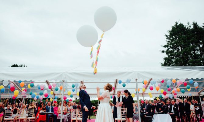 Alison & Garret // UP Inspired Wedding // Ireland